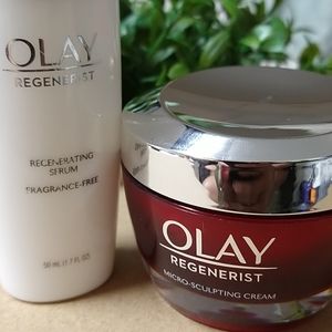 Okay Regenerist Micro-Sculpting Cream and Serum